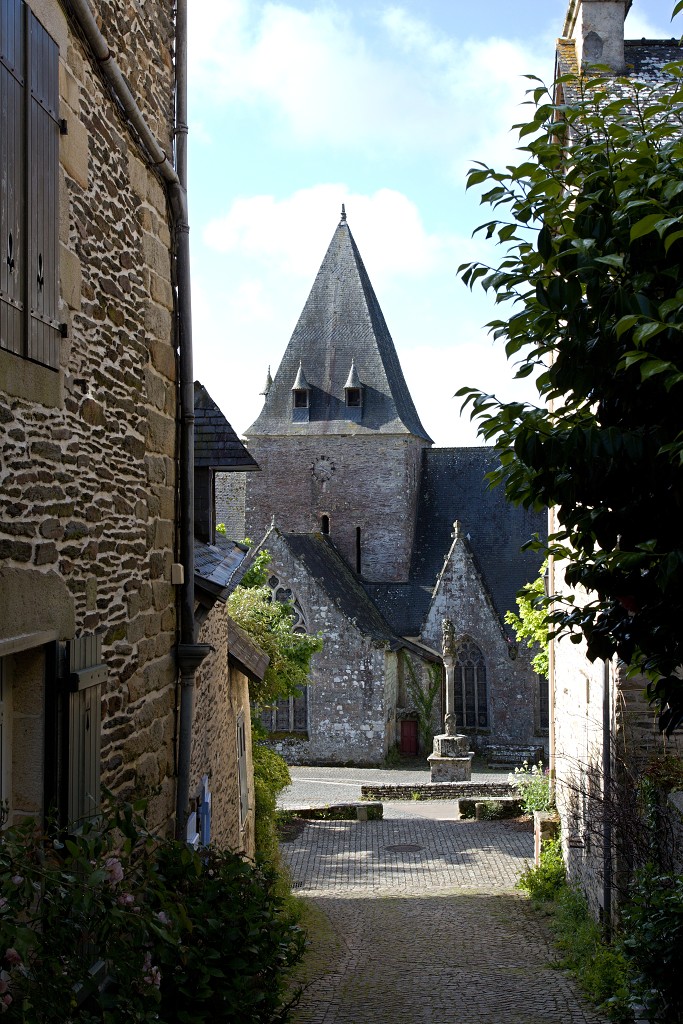 vannes bretagne morbihan hdr france frankrijk rochefort-en-terre rochefort en terre Notre Dame de la Tronchaye kerk